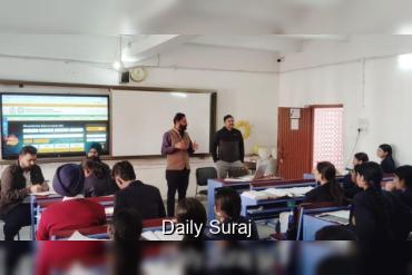 Career Guidance Seminar Held at Jawahar Navodaya Vidyalaya Farour in Fatehgarh Sahib